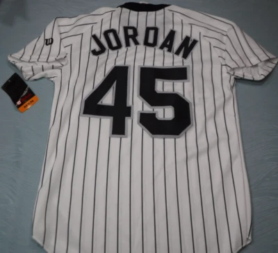 CHICAGO WHITE SOX MICHAEL JORDAN JERSEY VINTAGE WILSON  W/TAGS SIZE MEDIUM SEWN - Image 1 of 4