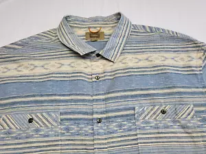 The Foundry Shirt Mens 4XL Button Up Short Sleeve Cotton Chambray - Picture 1 of 9
