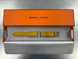 Apple Watch Band Hermes 40mm Jaune Ambre Single Tour - Picture 1 of 2