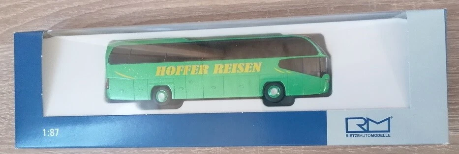 Rietze 65031 - 1/87 Neo Piano Cityliner Hoffer Viaggi - Nuovo - Immagine 1 di 1