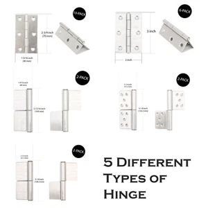 Top Hardware Edelstahl Türscharnier - Satin gebürstete Oberfläche 5 verschiedene Arten - Bild 1 von 6