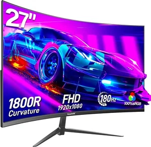 Gawfolk 27 Zoll Curved Gaming Monitor 180Hz FHD 1ms VA FreeSync HDMI DP - Bild 1 von 8
