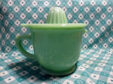 Jadeite Green Glass 2 Cup Measuring Cup & Reamer in Excellent Condition