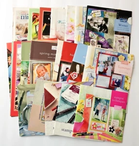 Stampin Up Mini Catalogs 2002 07 Stamp Design Reference Techniques Lot Of 21 - Picture 1 of 4