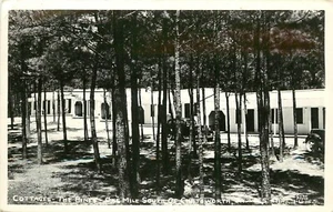 Cline RPPC 1-W-115; The Pines Cottages, Chatsworth GA Condado de Murray sin publicar - Imagen 1 de 2