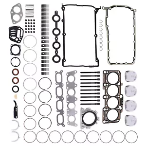 Head Gasket Set Piston Bearings for VW Jetta Golf Audi A4 TT AWM AWV AWT 1.8T - Picture 1 of 12