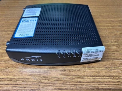 No Power Cable ARRIS Touchstone TM1602A DOCSIS 3.0 E-MTA Modem - Image 1 of 2