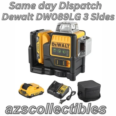 Dewalt DW089LG 3 Sides 12 Lines Laser Level 12V Lithium Battery with Charger-Au - image 1 of 4