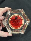 Vintage Massey Harris Christensen Implement Burt Iowa Ashtray