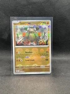 Terrakion 054/086 Pokeball Holo Rare White Flair Pokemon Card - Picture 1 of 2