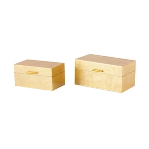 CosmoLiving by Cosmopolitan Wooden Decorative Box Decorative Keepsake Boxes w... - Picture 1 of 9