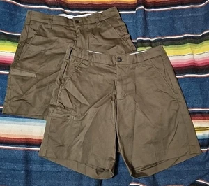 2x UPS Brown WEARGUARD Uniform Shorts Sz 30 N Vintage  - Picture 1 of 3