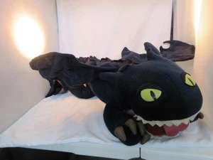 How to Train Your Dragon PillowPals Large TOOTHLESS Nightfury PLUSH 32” - Picture 1 of 5
