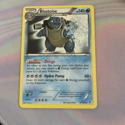 Blastoise 31/149 Pokemon TCG Black & White Boundaries Crossed Regular 2012 LP - Image 1 of 2