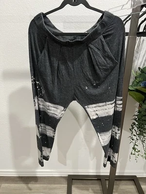 Raquel Cotton Blend Grey Sweat Pants Sz 0 (item C13) - Image 1 of 4