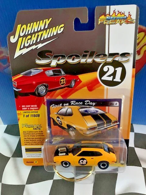 Johnny Lightning JL 2021 Street Freaks Spoilers 21 R3 6/6 1971 Ford Pinto LE RR - Image 1 of 1