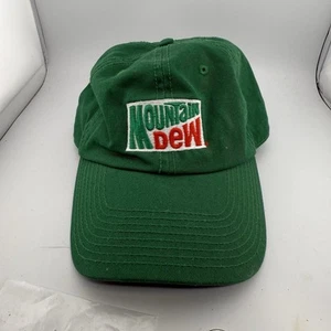 Mountain Dew Parche Correa Trasera Sombrero Papá Gorra Verde Old School PepsiCo Talla Única - Imagen 1 de 4