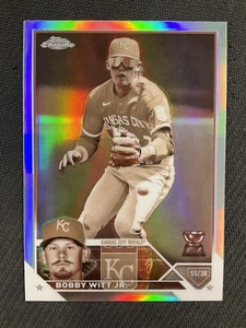 2023 Topps Chrome #176 Bobby Witt Jr. Sepia Refractor Kansas City Royals - Picture 1 of 2