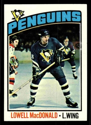 1976-77 Topps Lowell MacDonald #33 - Pittsburgh Penguins - Image 1 of 2