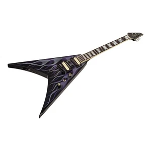 Jackson USA King V KV2T BGF - Black Ghost Flames NEW (NOS) * flying v - Picture 1 of 12