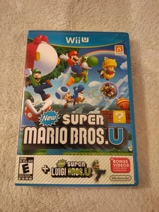 Super Mario Bros. U con nuevo Super Luigi U. (Nintendo Wii) SOLO ESTUCHE sin manual - Imagen 1 de 9