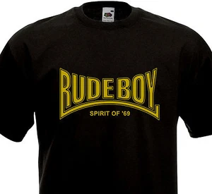 T-Shirt RUDE BOY Spirit Of '69 - Ska Trojan Rocksteady Punk Rock Skin England - Imagen 1 de 1