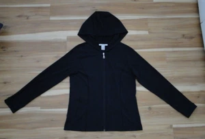 CAbi Women's Navy Full Zip Hoodie Jacket w/ Mesh Inset #576 - Size M - Picture 1 of 5