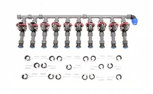 Hunter PGV 10 Valve Manifold, 25mm (3/4") / 24mm Blulock Plug & Rain Eco - Picture 1 of 3