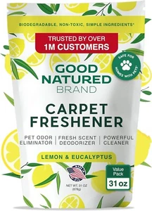 Good Natured Brand | Carpet Freshener & Deodorizer Powder | 31 oz Pet Odor Elimi - Picture 1 of 7