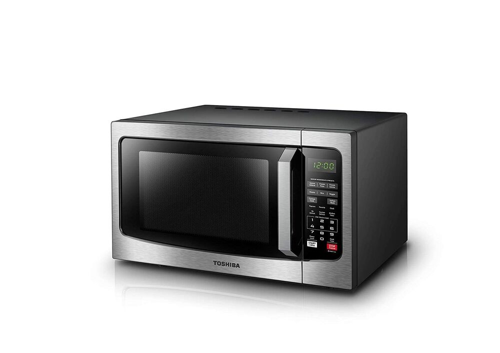 Toshiba  EM131A5C SS Microwave Oven Smart Sensor Easy Clean Interior ECO Mode