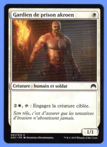 4 X MAGIC MTG Origines ORI FR #1 Gardien de prison akroen / Akroan Jailer - Imagen 1 de 1