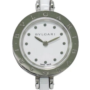 Reloj de cerámica BVLGARI B-Zero 1 BZ23SC de acero inoxidable plateado blanco cuarzo para mujer - Imagen 1 de 23