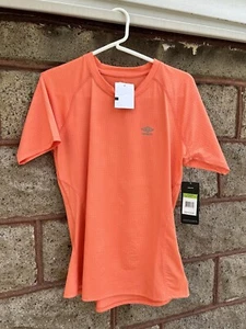 NWT Bright hot coral large women umbro active shirt - Picture 1 of 11