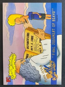 1995 Fleer Ultra MTV Animation Beavis and Butthead Juicio Final de Beavis #14 - Imagen 1 de 2