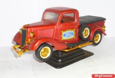 MODELLINO FURGONE - FORD V8 ROSSO - SCALA 1:19 - SOLIDO - BUONO - Immagine 1 di 4