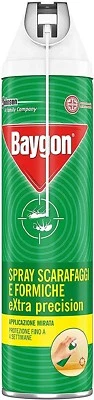 Baygon Insetticida Schiuma Attiva per scarafaggi formiche Long Time con beccucci