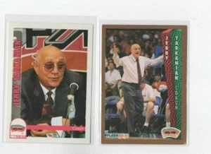JERRY TARKANIAN 1992-93 FLEER #208 & 1992-93 HOOPS #262 (SPURS)  G/VG - Picture 1 of 1