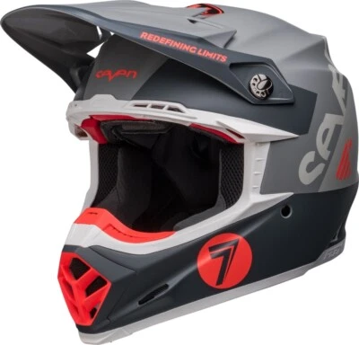 Casco Bell Moto 9S Flex Seven Vanguard MX naranja carbón - Imagen 1 de 4