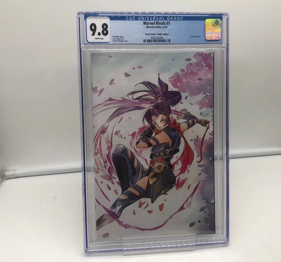 Marvel Rivals #1 CGC 9.8 Peach Momoko C2E2 2025 Trinity Exclusive Virgin Variant - Image 1 of 4