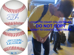 Bubba Starling Kansas City Royals signed Autogramm Baseball COA genauer Nachweis - Bild 1 von 2