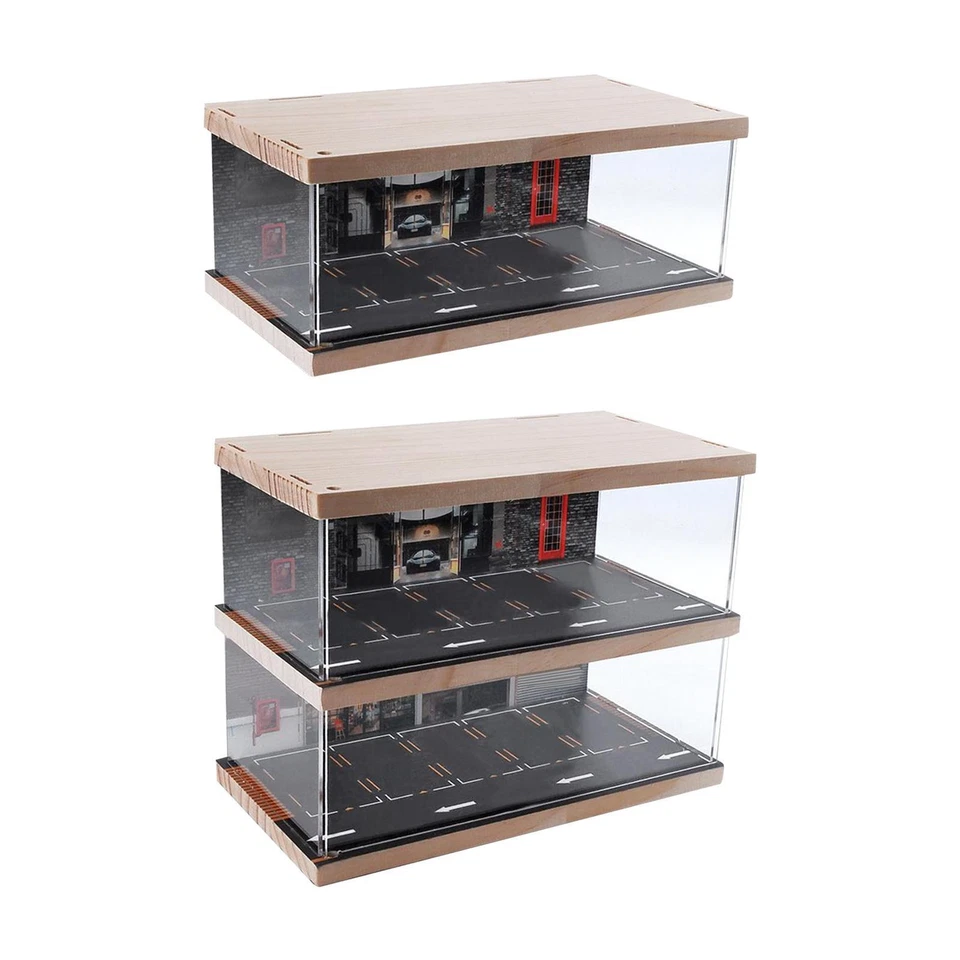 1:64 Scale Parking Lot Display Case Container Collectibles Collection Layout - Image 1 of 1