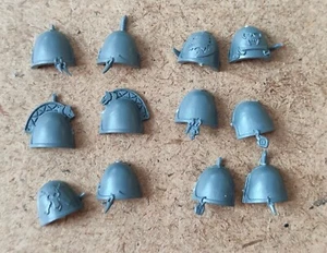 Warhammer 40K - Space Marines Space Wolves Shoulder Pads x 10 - Picture 1 of 1