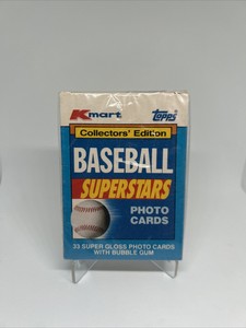 Nolan Ryan Ripken Gwynn 1990 Topps Kmart Baseball Superstars 33 card Sealed Set