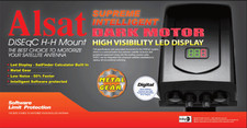 Alsat Dark Supreme Digital LED All Metal Gearing DiSEqC Satellite Dish Motor