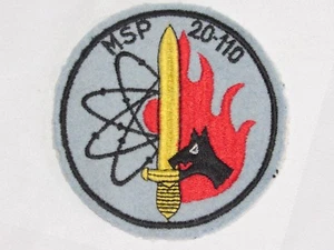 03E3 INSIGNE TISSU ARMÉE FRANCE PATCH ÉCUSSON MSP 20-110 BASE AÉRIENNE 110 - Picture 1 of 2