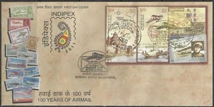 World First Airmail Centenary Flight cover Bamrauli   1911 2011 MS FDC India FFC - Picture 1 of 2