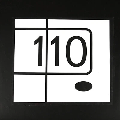 Calcomanía gráfica blanca 110 ventana trasera pegatina para Land Rover Defender 110 2020-23 Foto 1 de 4