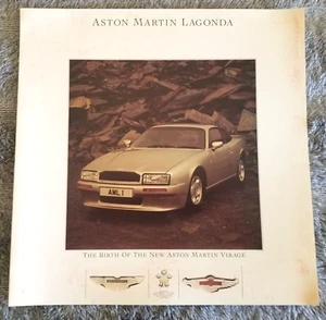 1988 Aston Martin Virage Original Car Sales Brochure Catalog - Picture 1 of 7