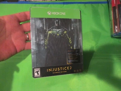 INJUSTICE 2 ULTIMATE EDITION XBOX ONE STEELBOOK US  NEW FACTORY SEALED - Image 1 of 4