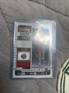 2023-24 Panini Contenders Gradey Dick Season Ticket FOTL Rookie RC #71 Raptors - Picture 1 of 2